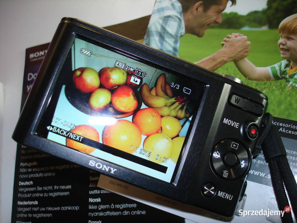 SONY Aparat kompaktowy Cyber Shot DSC w 810 wielkopolskie Poznań