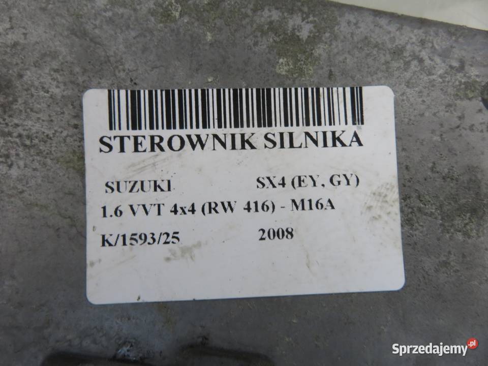 STEROWNIK SUZUKI SX4 EY GY 16 VVT 4x4 107 M16A