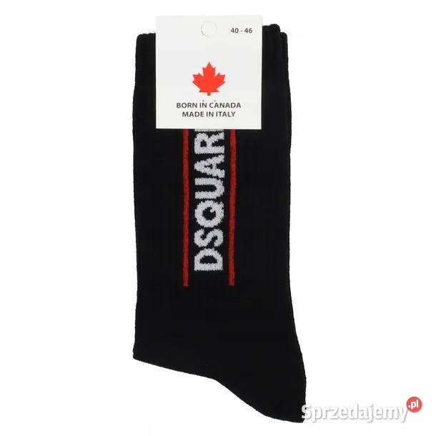 Skarpety męskie Dsquared2 classic czarne 12pak Białystok sprzedam