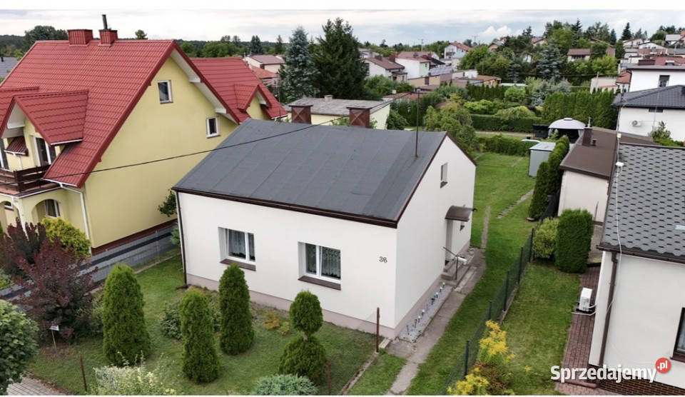 Dom w Poddębicach Północna asfalt łódzkie Poddębice
