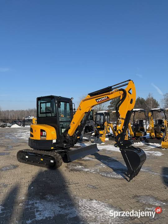 Koparka YUCHAI U35 KLIMA Silnik YANMAR 39t NOWA Halinów