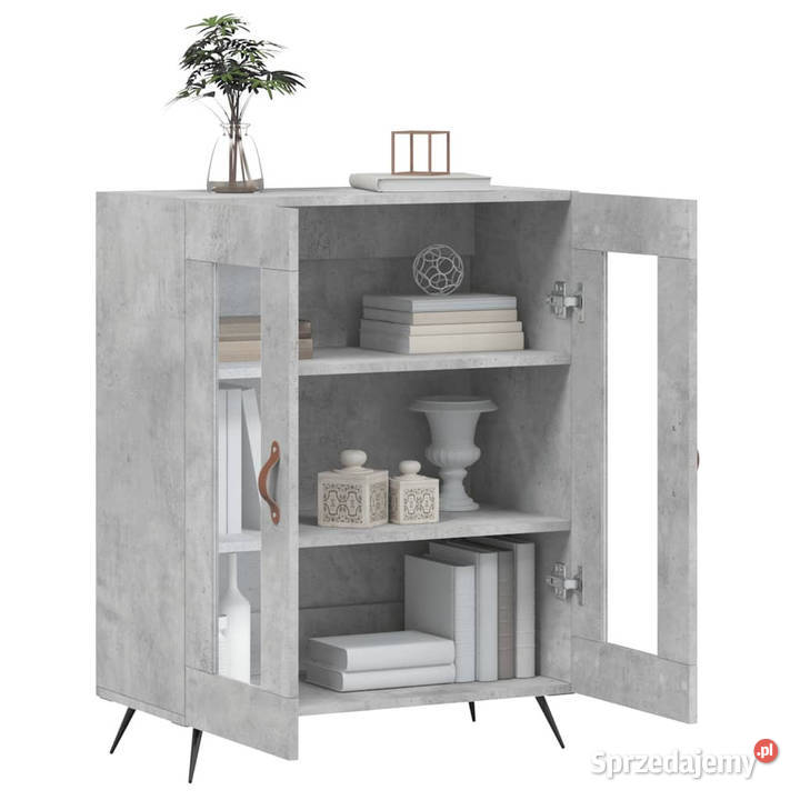 Szafka szarość betonu 695x34x90 materiał