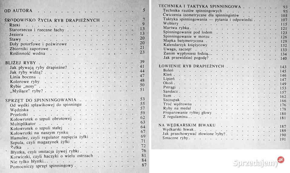 Spinning Andrzej Skarżyński Pozostałe Chełm sprzedam