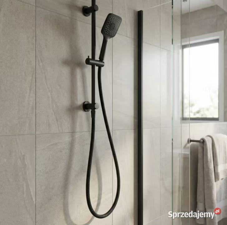 Wąż prysznicowy GoodHome Levanna 18 m PVC czarny lubuskie Gorzów Wielkopolski