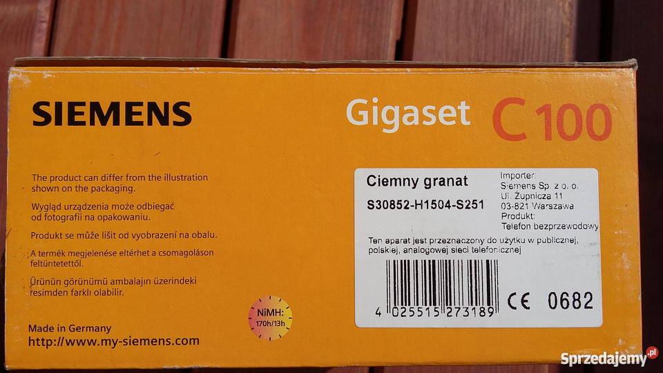 TELEFON STACJONARNY BEZPRZEWODOWY SIEMENS