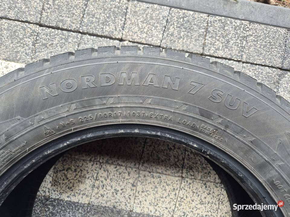Opony Zimowe 22560R17 Nokian Nordman 7 Suv lubelskie sprzedam