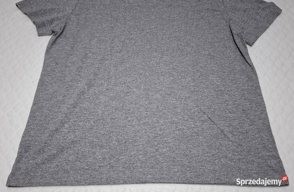 Koszulka krótki rękaw Tshirt FF XL szary melanż Czeladź