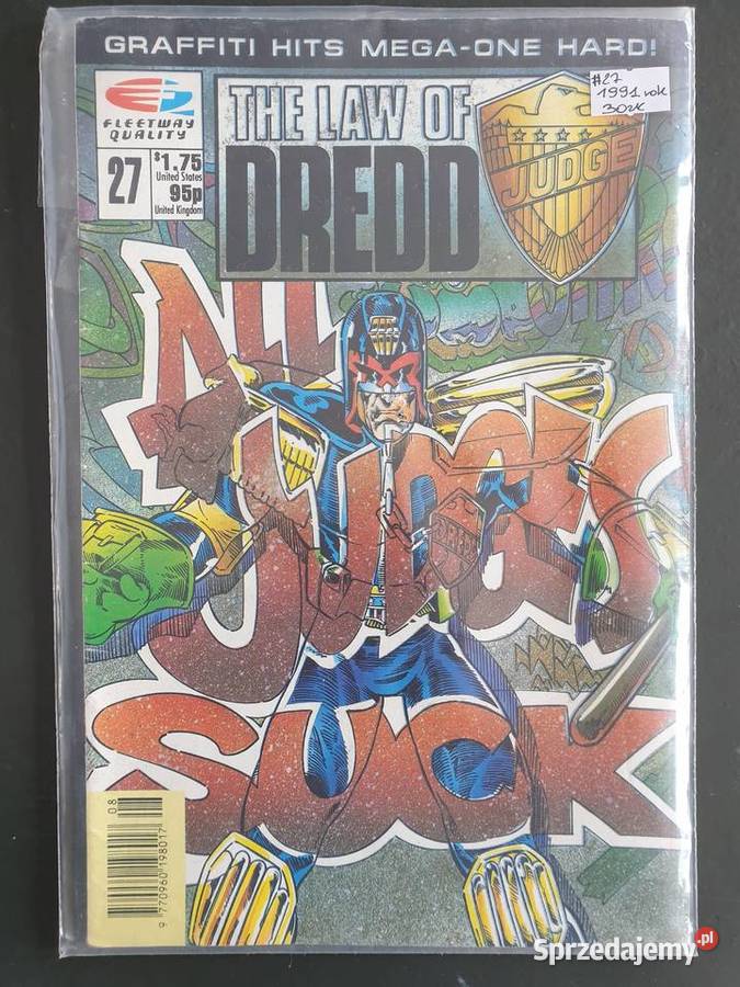 Judge Dredd zestaw 9 komiksów język angielski pomorskie