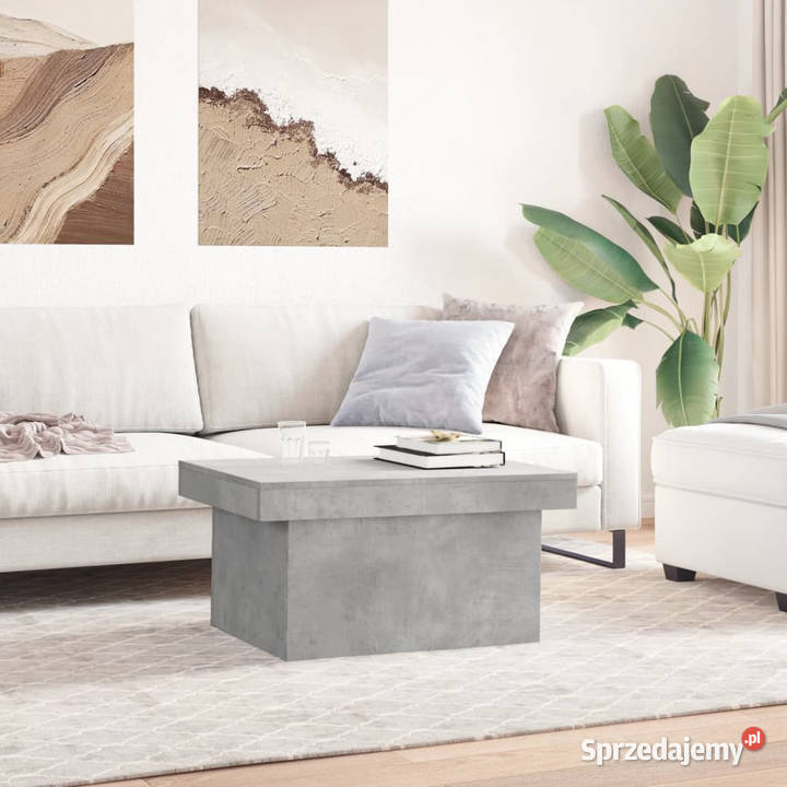 Stolik kawowy szarość betonu 80x55x40 WM840866