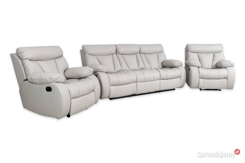 Komplet Granada wygodny 100 skóra naturalna