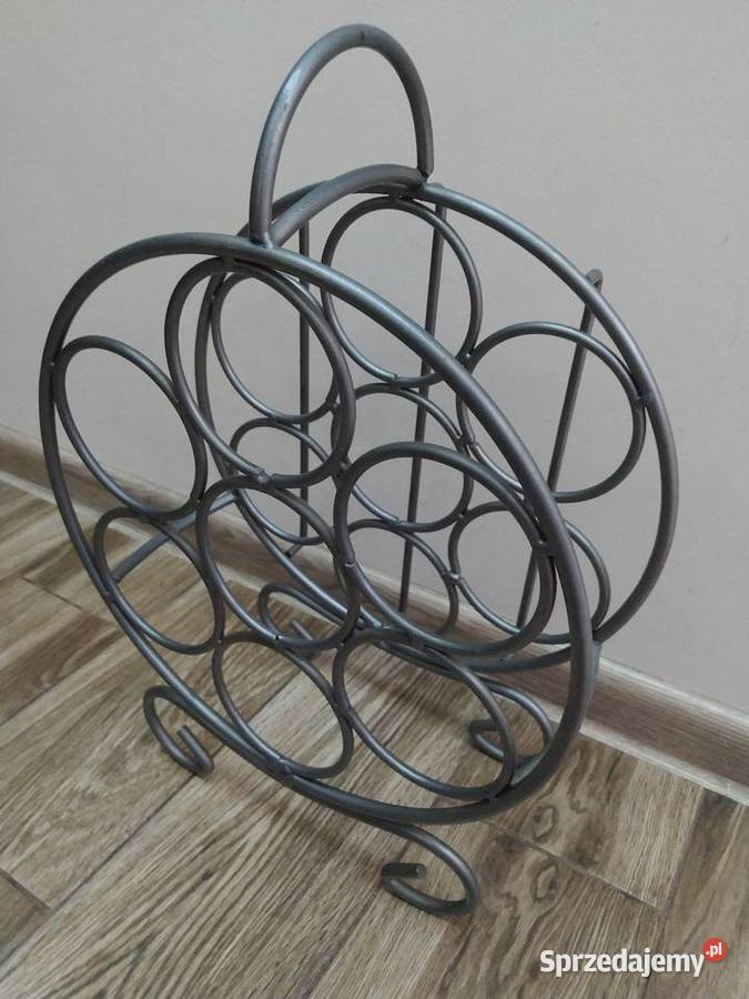 Metalowy stojak na wina regał winiarski Kraków