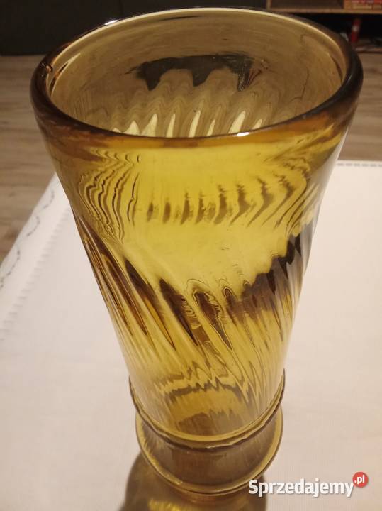 Wazon Miodowy Huta Szkła Laura lata 70 PRL