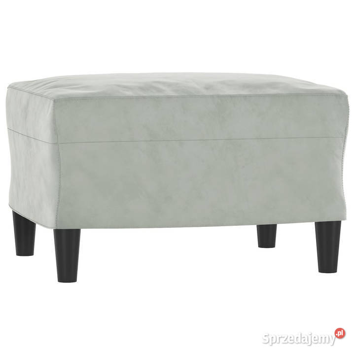 3osobowa sofa z podnóżkiem jasnoszara 180 Warszawa