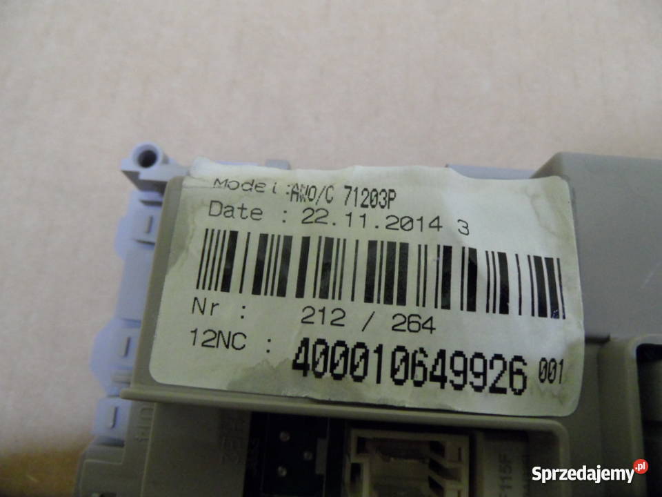 programator pralki whirlpool AWOC71203P