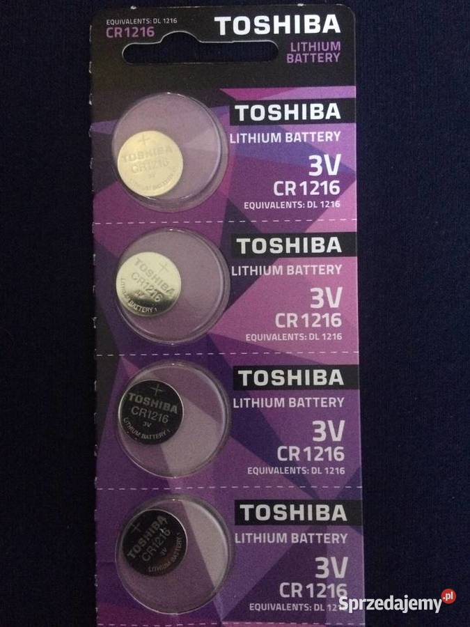Bateria CR1216 3V TOSHIBA DL 1216 Wrocław sprzedam