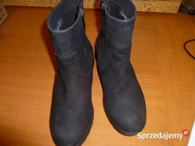 Botki czarne r37 24cm