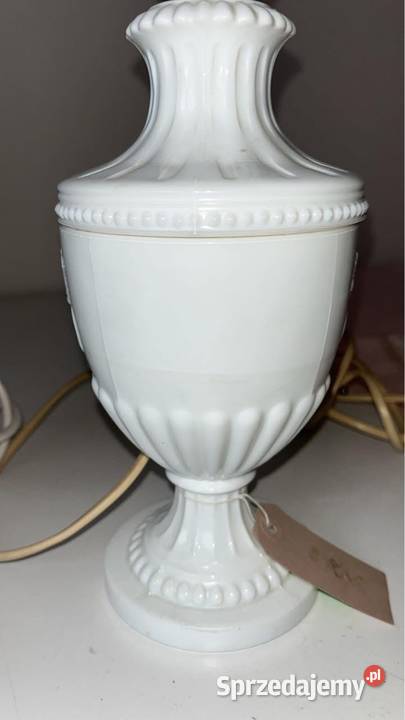 Łapka elektryczna Medalion z lwem Szkło Gdańsk