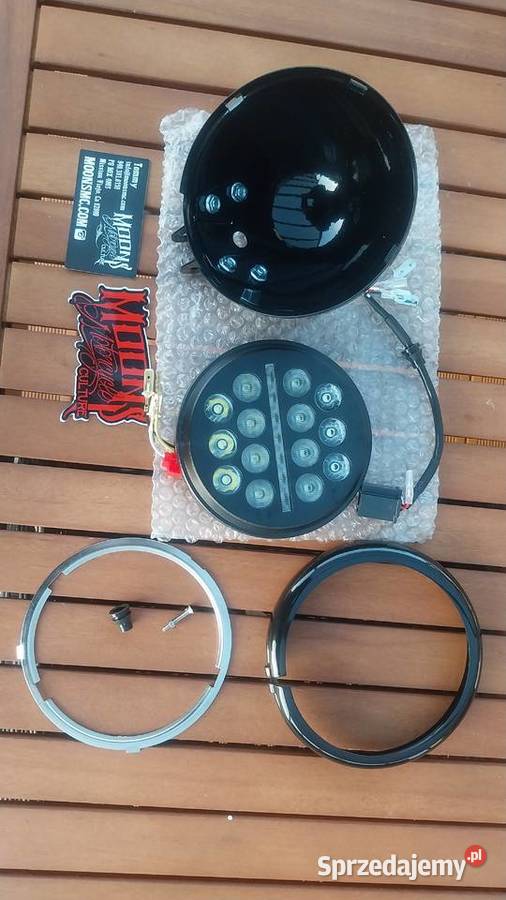 Lampa Led Harley MOONS MC Moonmaker 575 cala Reflektory i halogeny Kończyce sprzedam