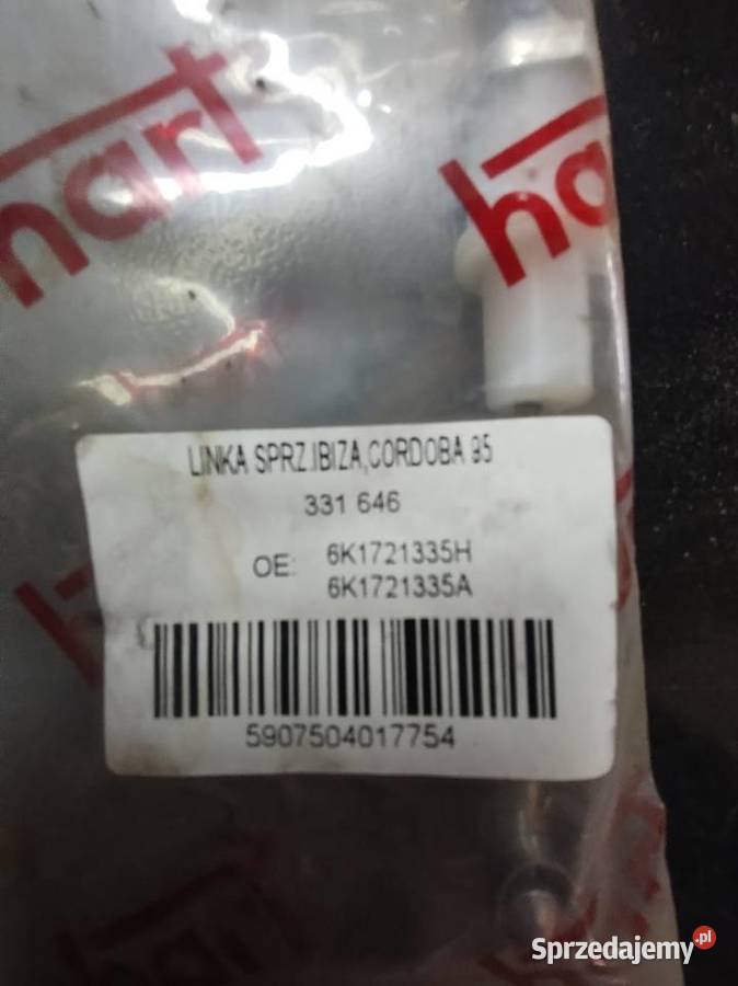 Linka sprzęgła seat Ibiza 14 osobowe Leszno