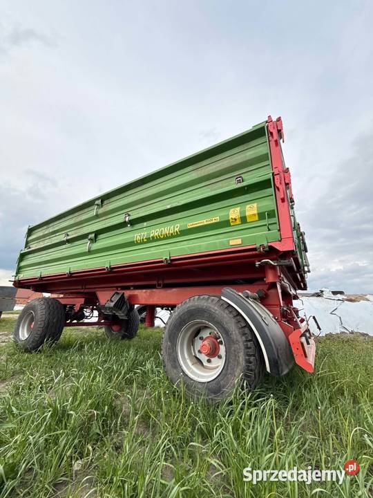 Przyczepa 8 ton PRONAR T672 wielkopolskie sprzedam