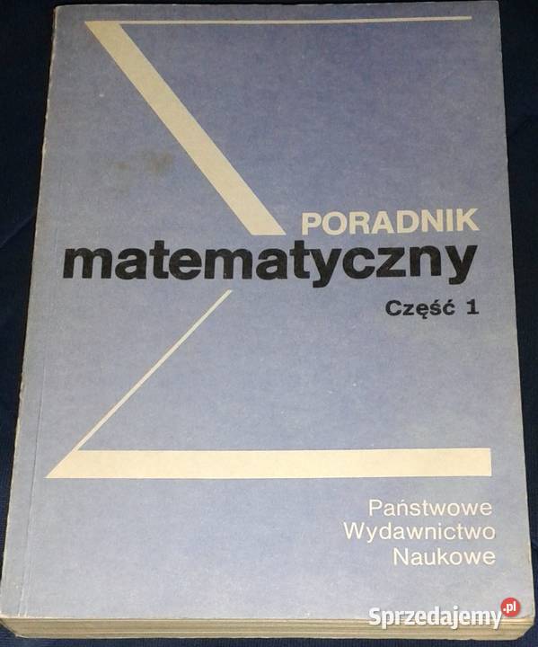 Poradnik matematyczny Cz 1 I Dziubiński T sprzedam