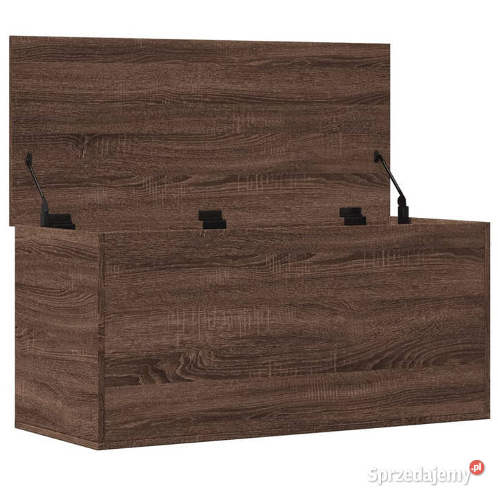 Skrzynia brązowy dąb 100x42x46 materiał Warszawa