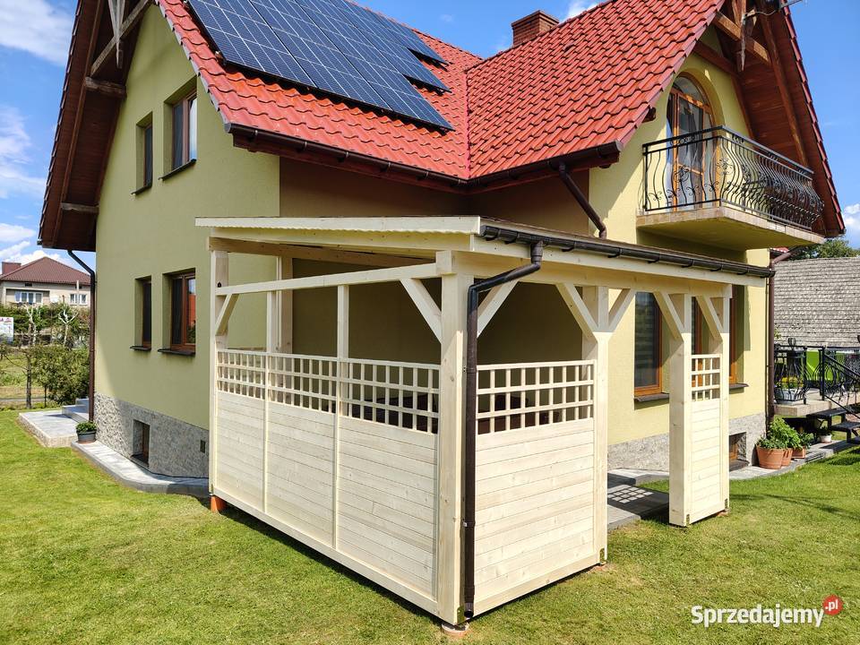 Zadaszenie Wiata Taras 6x4m Każdy wymiar Smolice