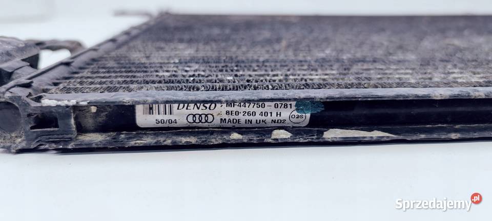 CHŁODNICA KLIMATYZACJI AUDI A4 B7 8E0260401H Skraplacze Przystajń