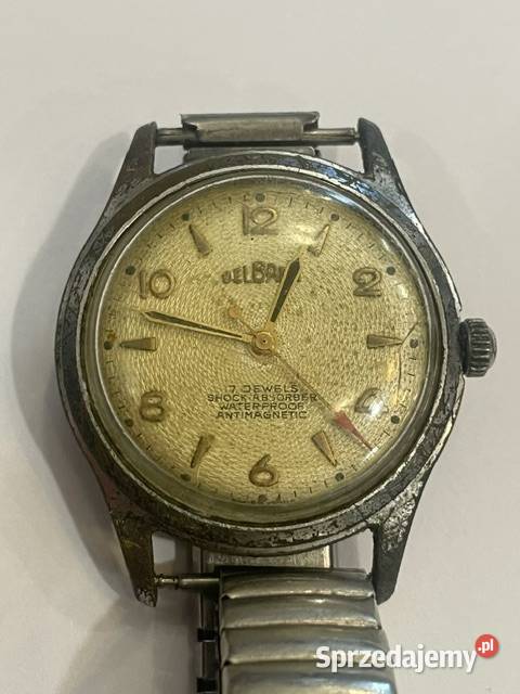 Szwajcarski zegarek Delbana vintage lata 5060 Kraków