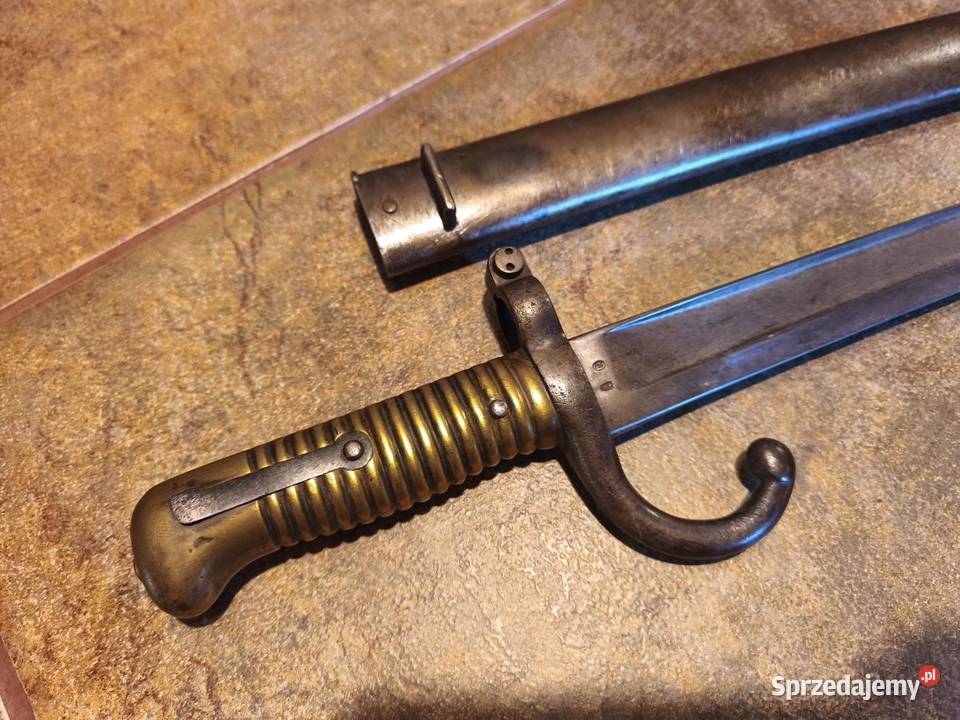 Bagnet bagnet CHASSEPOT M1866 MUTZIG kwiecień Cieszyn sprzedam