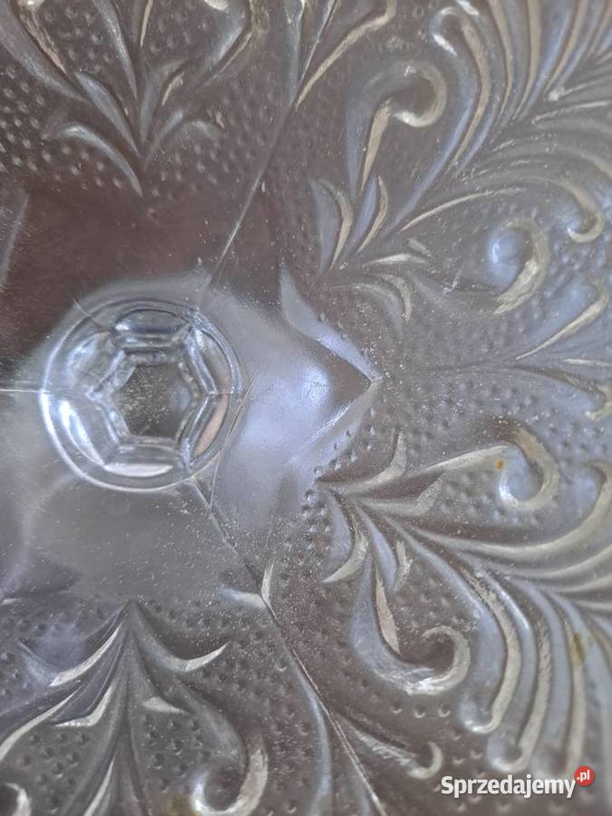 Cukiernica kryształowa na nóżce Dąbrowa Górnicza