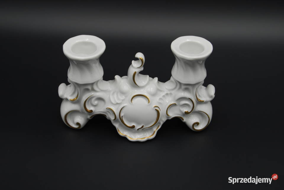 Porcelanowy świecznik Wallendorf Poznań