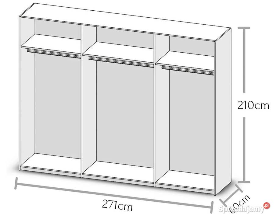 Szafa przesuwna Brssel 270 wielkopolskie