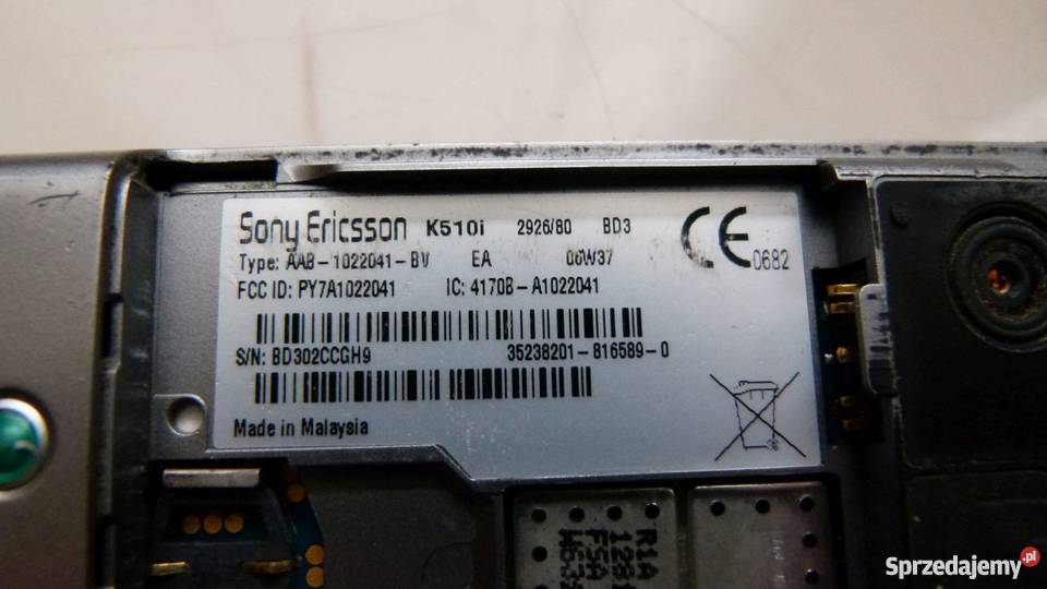 Telefon Sony Ericsson K510i stan nieznany lubelskie Zamość