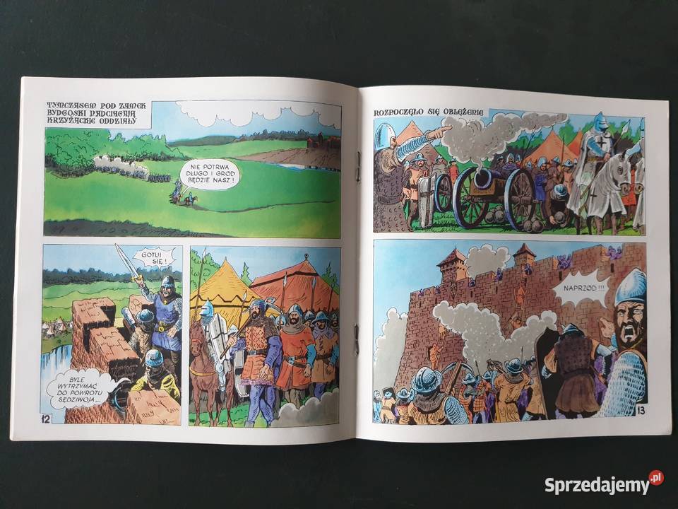 Dwa Miecze Zdrada Odsiecz 2 komiksy historyczne pomorskie Gdynia