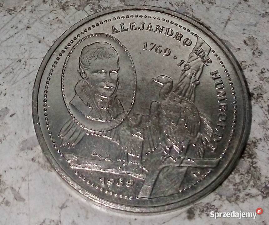 KUBA 25 CENTAVOS 1989 r HUMBOLT RZADKA ŁADNA Legionowo