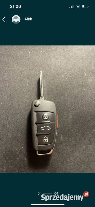 Kluczyk pilot scyzoryk audi 5fa01099420 Pozostałe warmińsko-mazurskie
