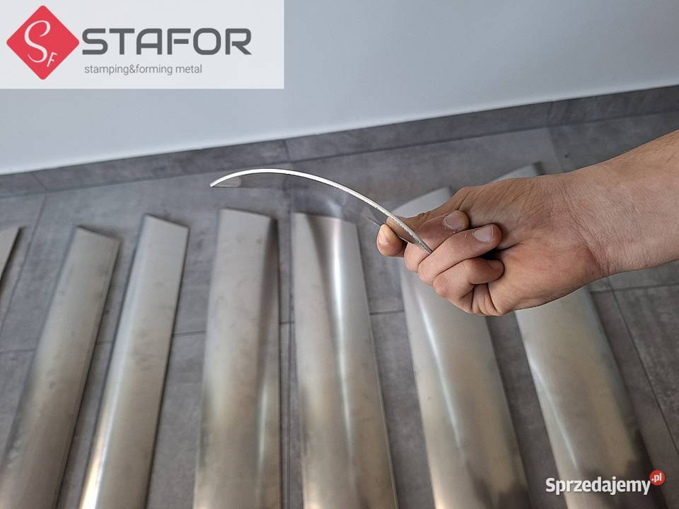 Gięcie blach zwijanie blach aluminiowych Elbląg
