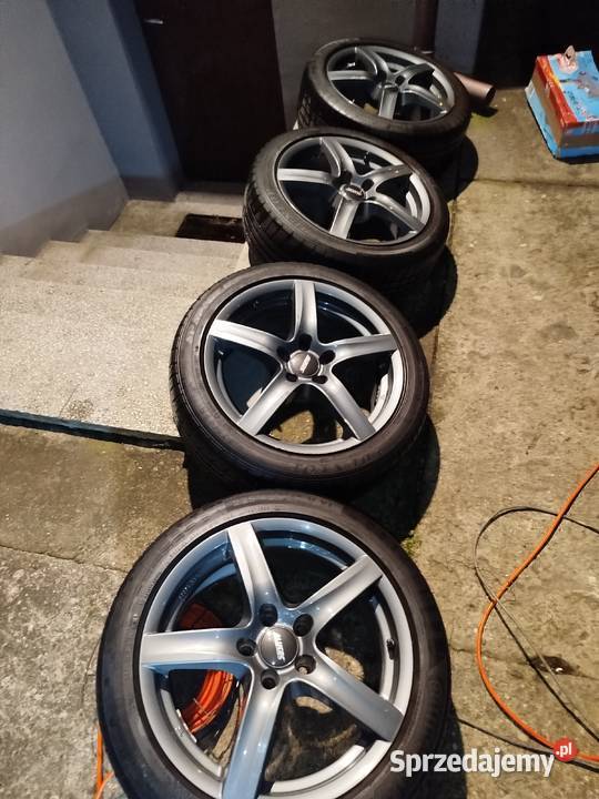 Koła aluminiowe Alutec 17 5x112 z oponami
