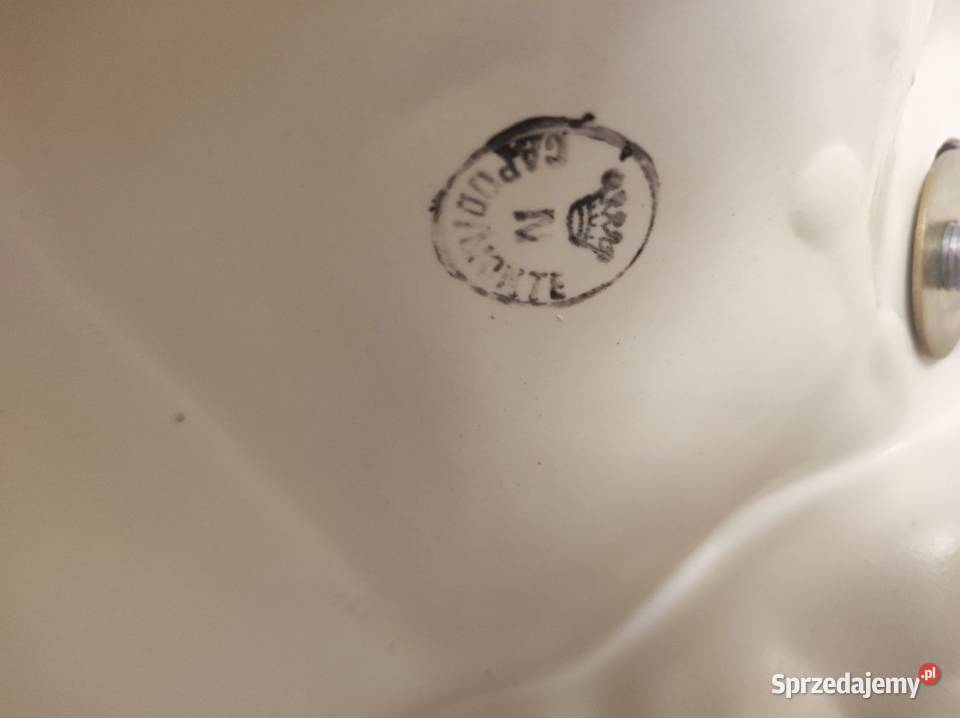 Porcelanowa lampa Capodiamonte