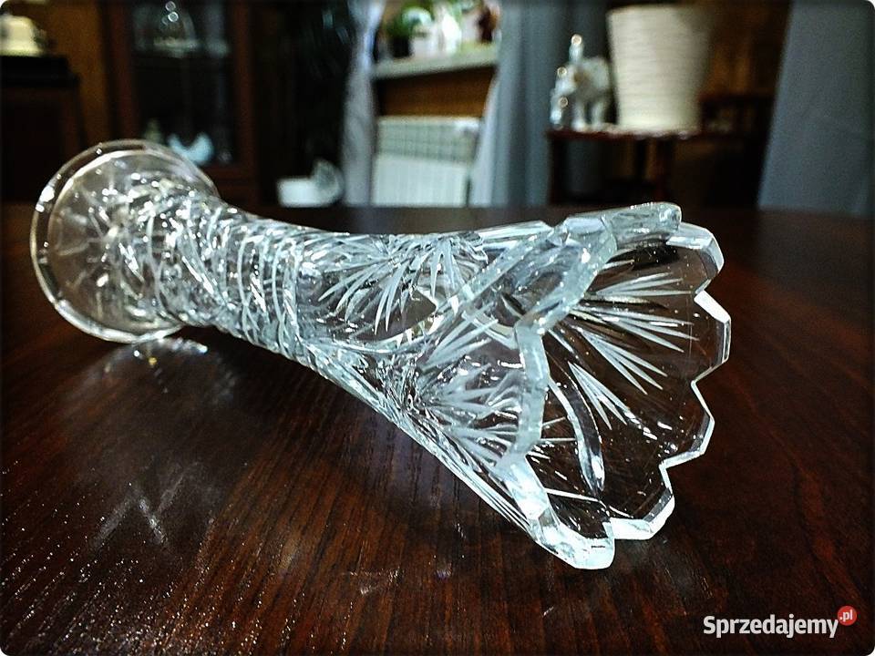 Wazon Świecznik Kryształowy wys 20 Piękny i lubuskie Żary sprzedam