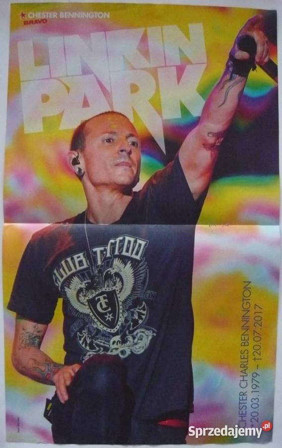 PLAKATY CHESTER BENNINGTON LINKIN PARK WYPRZEDAŻ Warszawa