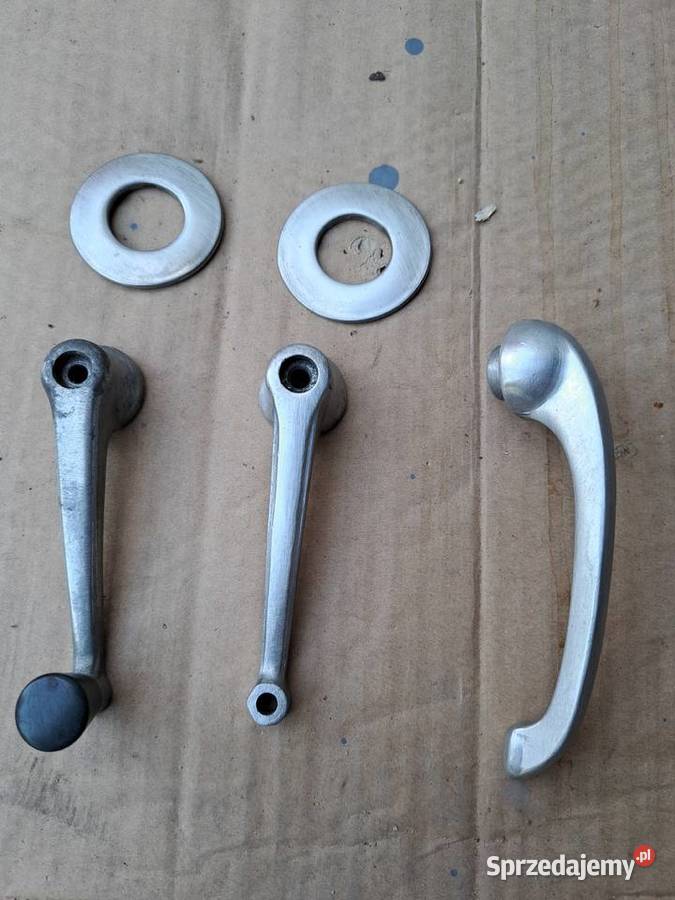 Klamka korbka szyby Warszawa Syrena Fiat 126p Plewiska