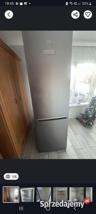 Lodówka Beko 2metry zapewniam transport Kórnik