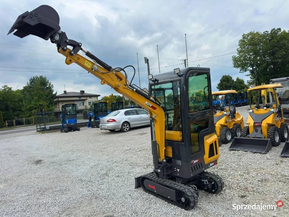 Nowa Minikoparka XGV EKO10 PLUS z 2026r Waga Rok produkcji 2026 łódzkie