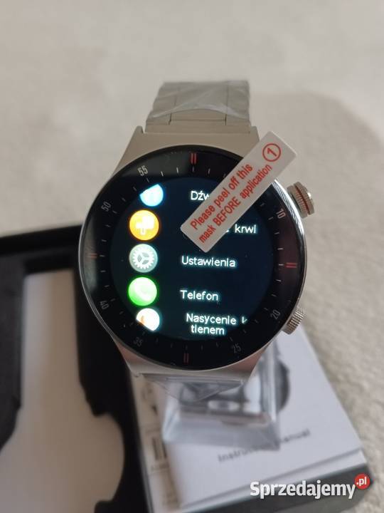 Smartwatch Qw33 ekran 128 cala ze stali Poznań