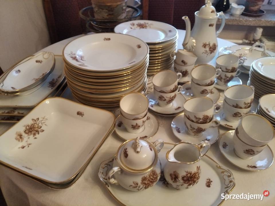 serwis obiadowokawowy KPM Porcelana i szkło
