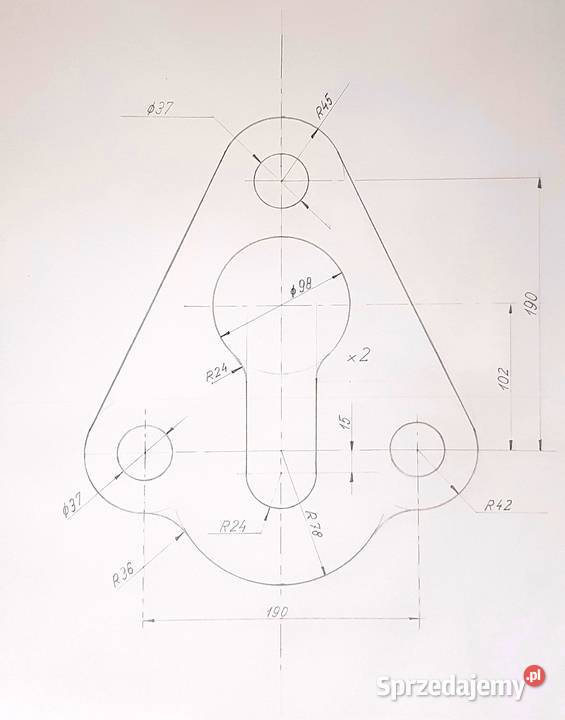 Rysunek techniczny AutoCAD Kraków