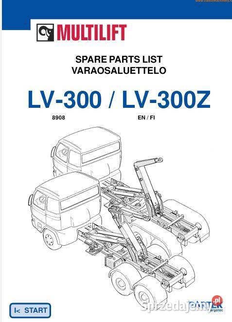 HIAB LV300 LV300Z LV300S LV300ZS katalog cześci Kielce