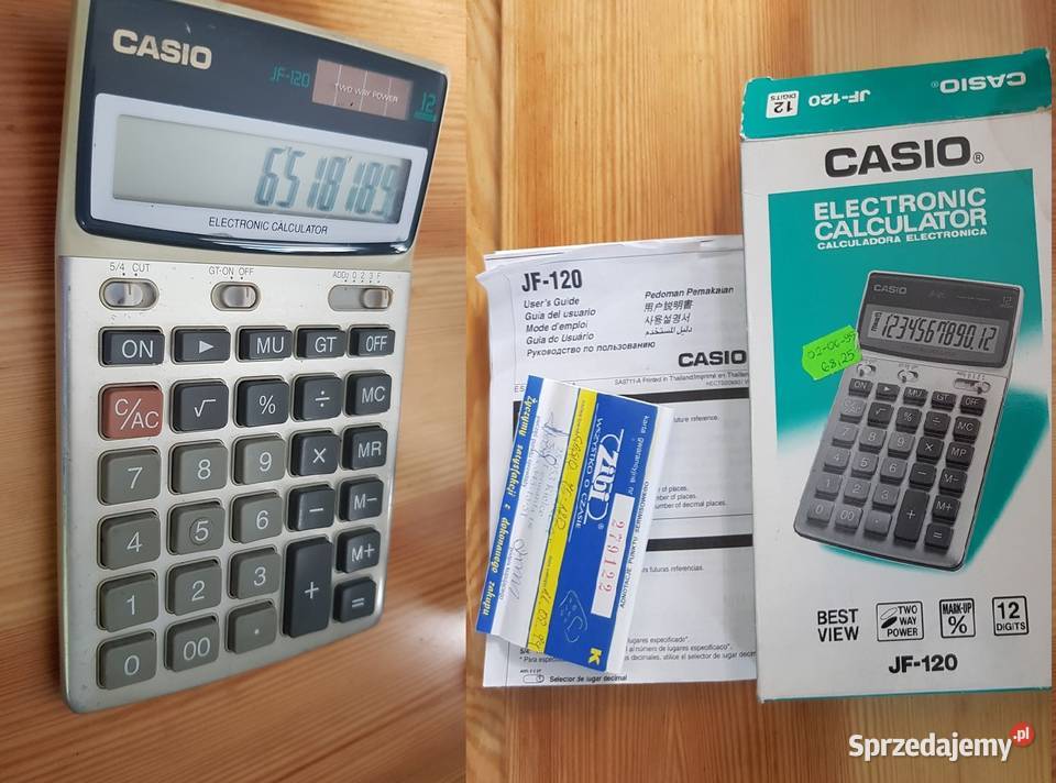 Casio Kalkulator JF120 maszyna licząca japoński sprzedam